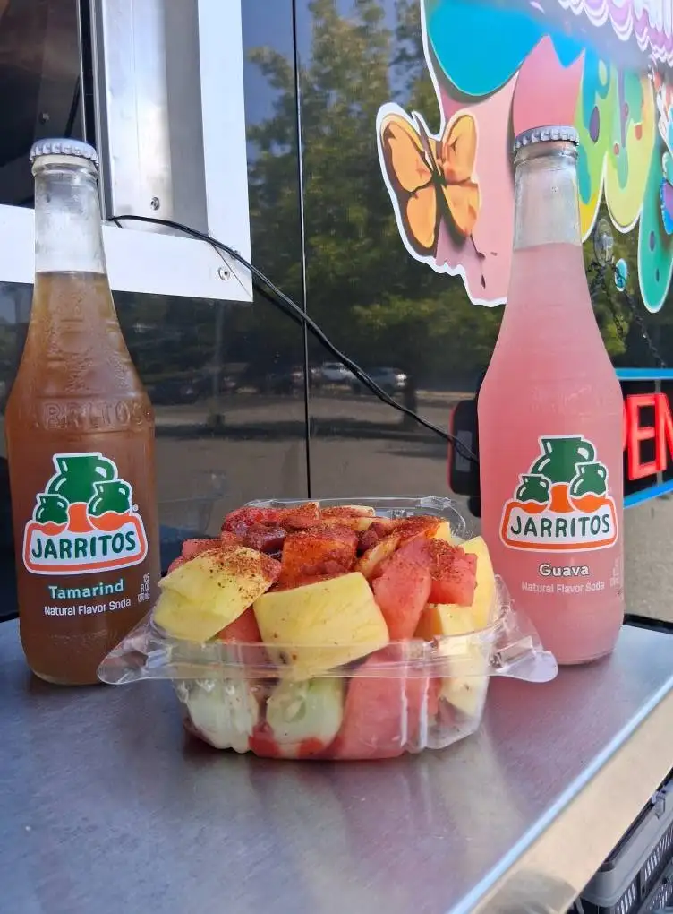 Aguas Frescas Topped with Fresh Fruit